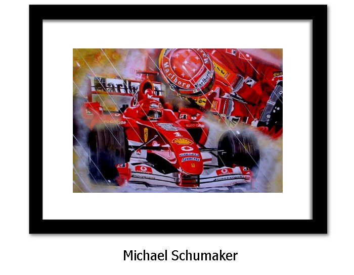 Michael Schumaker Framed Art Print